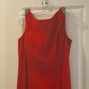 Marsoni Red Trumpet gown